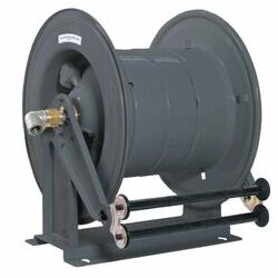 <b>Automatisch 45m 3/4 Zoll - 30m 1 Zoll</b><br>Schlauchaufroller mit Federrückzug - Stahl lackiert